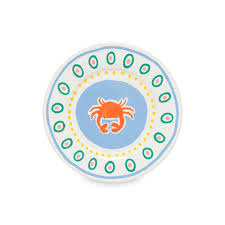 Тарелка плоская Crab, 22 см керамика, Summer Bliss