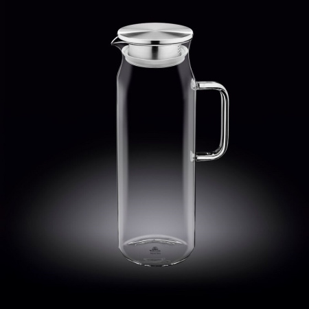 Кувшин 1,5 л с металлической крышкой Thermo Glass Wilmax
