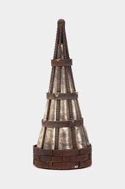 Новогодний декор Ель 30 см, винтаж стекло/металл