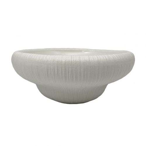 Салатник 20 см объемный White Moon