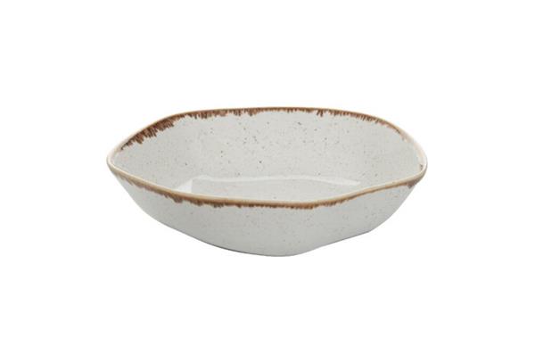 Чаша с волнообразным краем 16 см, бежевая, Seasons