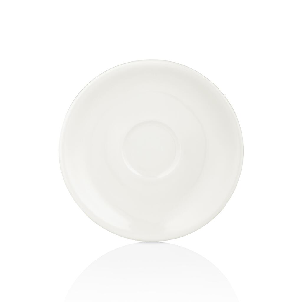 Блюдце 16 см белое "Arel", By Bone