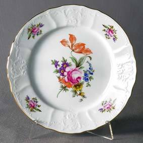 Тарелка 25 см Полевой цветок, Бернадотт, фарфор (А)