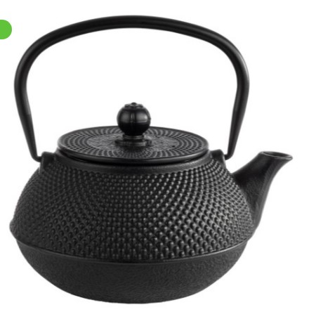 Чайник 800 мл. заварочный черный, чугун APS
