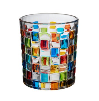 Олд Фэшн 260 мл. d=80 мм. h=89 мм. цветной Мозаик MGline