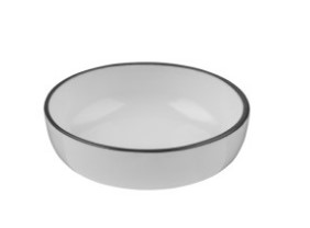 Салатник 21см 1170мл Modest Black (черный)