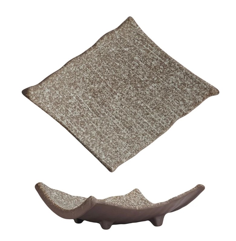 Блюдо для подачи 19,5*17*7 см, Brown Taiga Untouched, P.L. Proff Cuisine