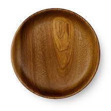 Тарелка дерево (орех) 20-23 см.