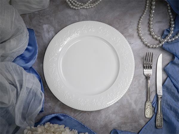 Тарелка мелкая d 28 см h 2,5 см, фарфор, Primavera