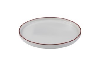 Тарелка с бортом 16,5см Modest Maroon