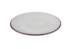 Блюдце 16 см.  Modest Maroon (бордовый)