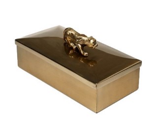 Шкатулка TABLEWARE Antique brass 16x31 см