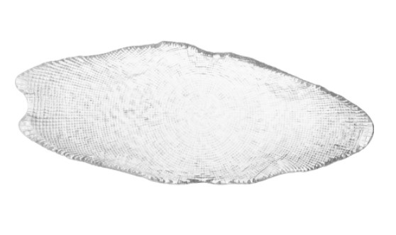 Блюдо овальное, 43,7х17,2 см, прозрачное, стекло ART2314FG-1