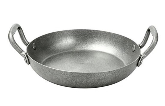 Сковорода круглая с 2 ручками, d 22 см h 4 см, нерж. сталь, Antique Metal